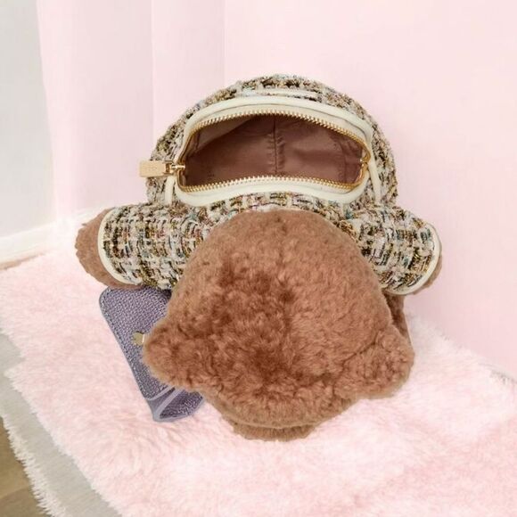 KATE SPADE NWT  Oh What Fun 3D Teddy Bear Crossbody Limited Edition - Picture 6 of 6